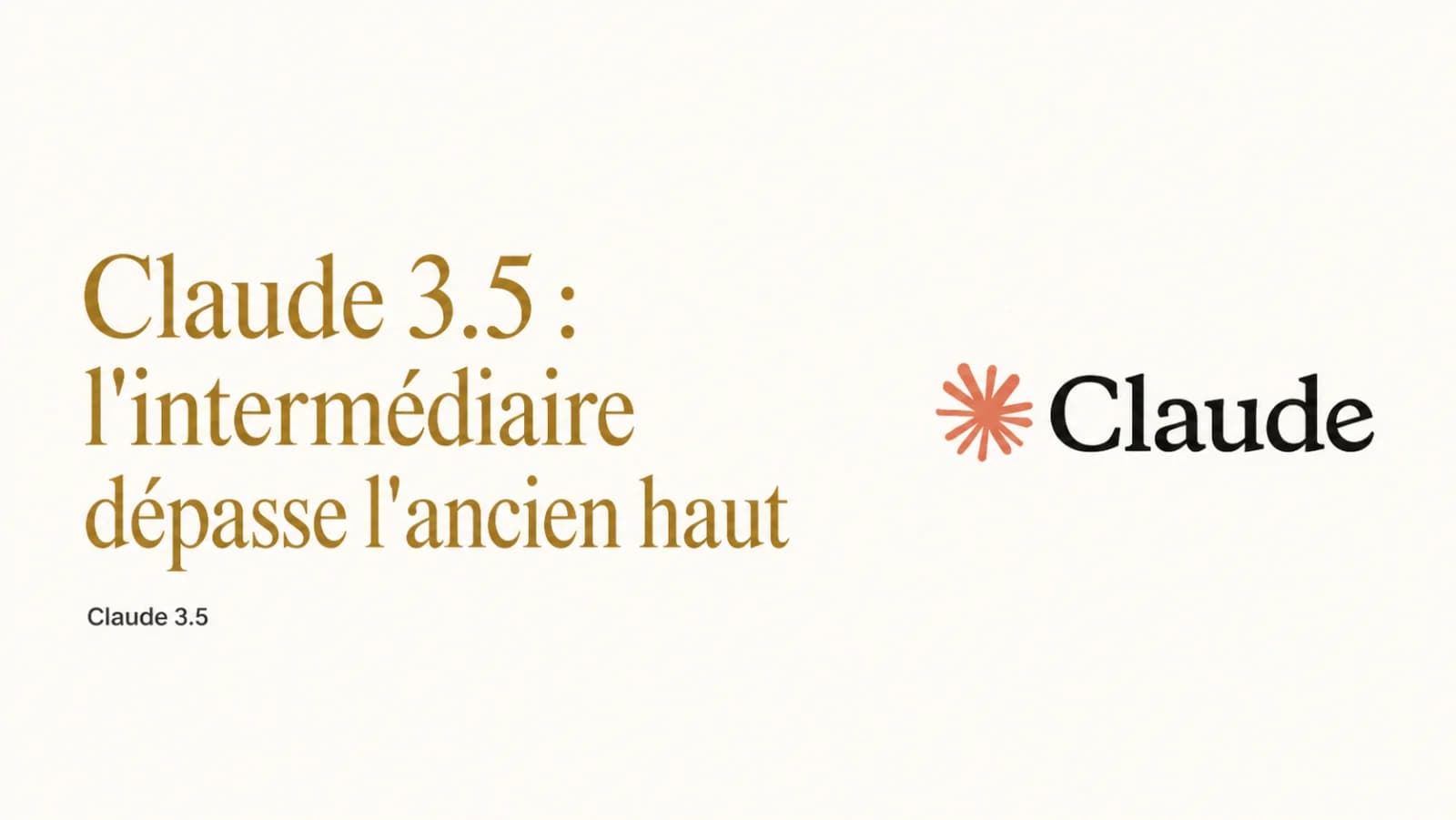 Illustration de l’article « Claude 3.5 : quand le palier intermédiaire dépasse l'ancien palier haut »