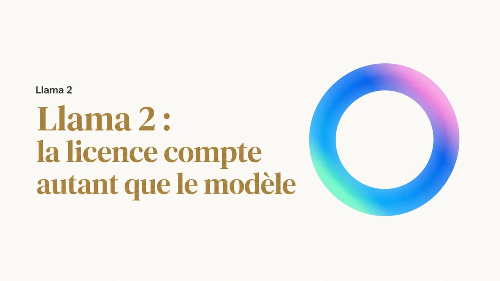 Illustration de l’article « Llama 2 : la licence compte autant que le modèle »