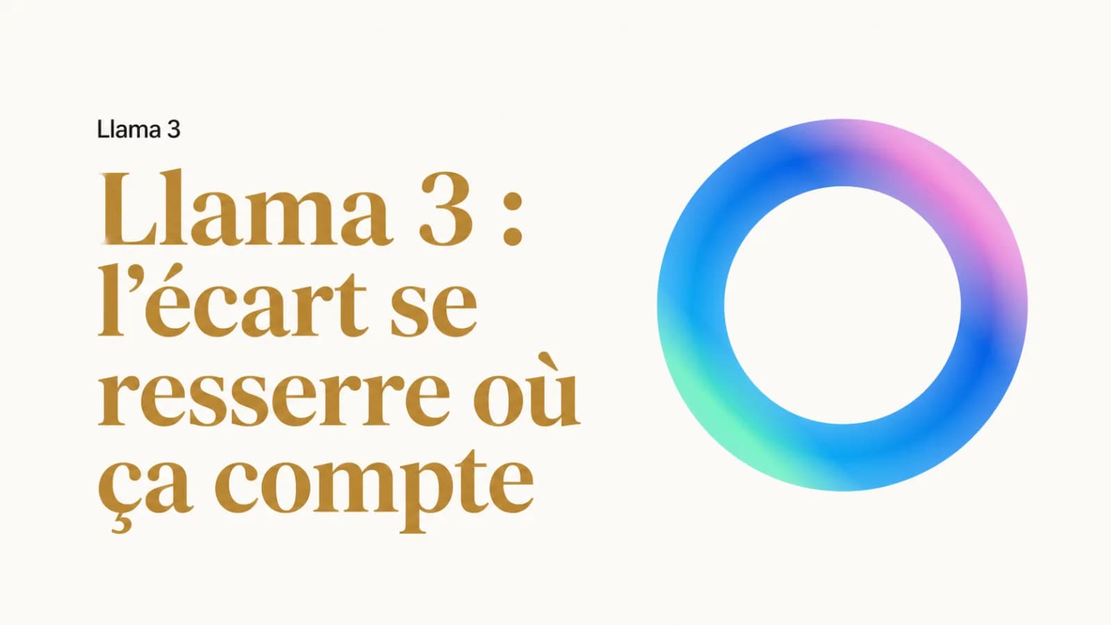 Illustration de l’article « Llama 3 : l'écart se resserre sur les tâches structurées »