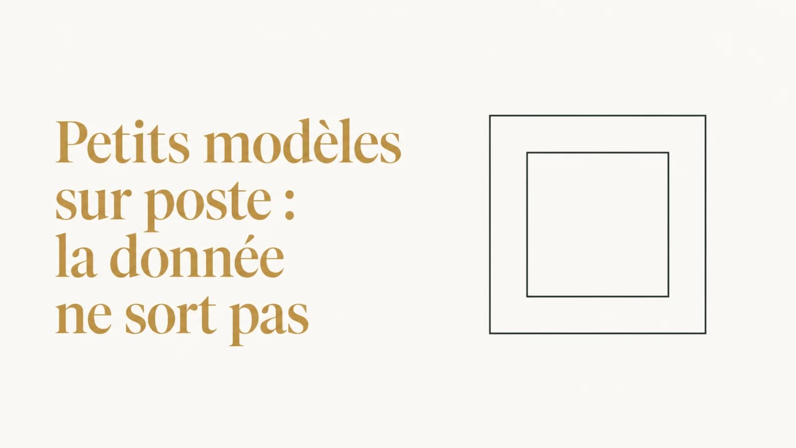 Illustration de l’article « Petits modèles sur poste : quand la donnée ne sort pas »