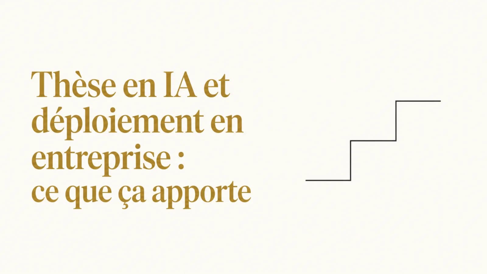 Illustration de l’article « Soutenir une thèse en IA et déployer en entreprise »