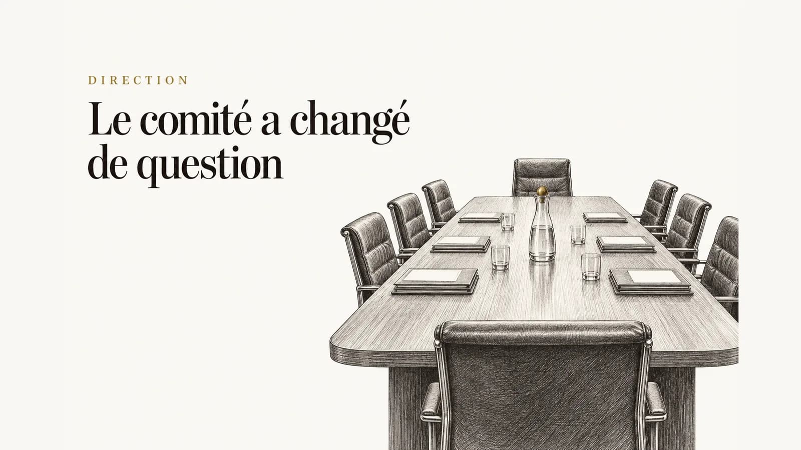 Illustration de l’article « Ce que ChatGPT a changé en comité de direction »