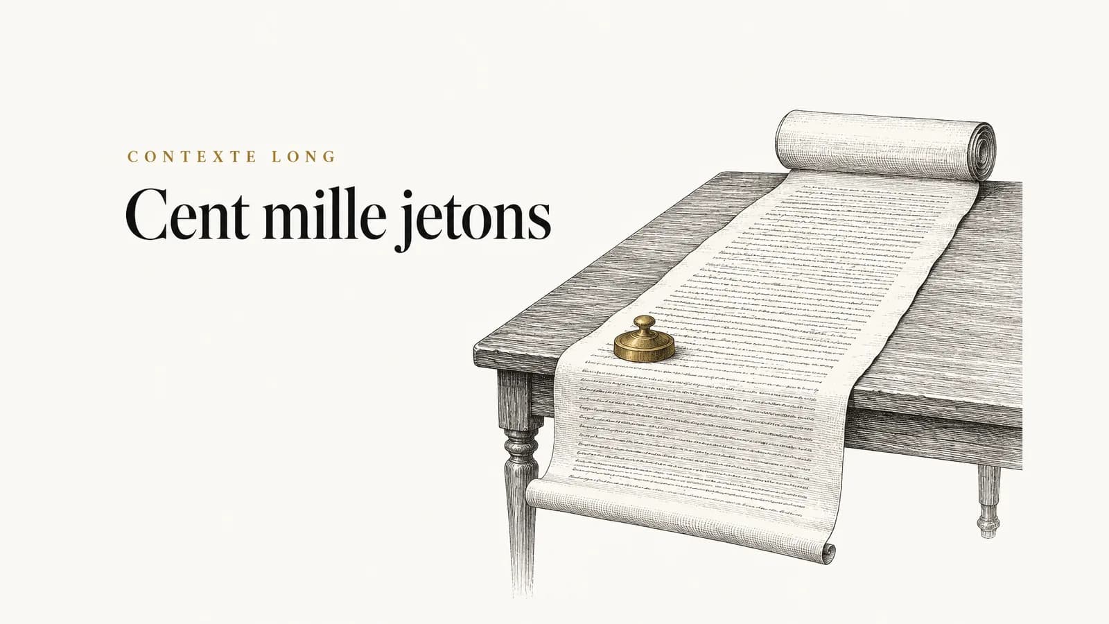 Illustration de l’article « Claude 2 : cent mille jetons, ce que ça déverrouille vraiment »