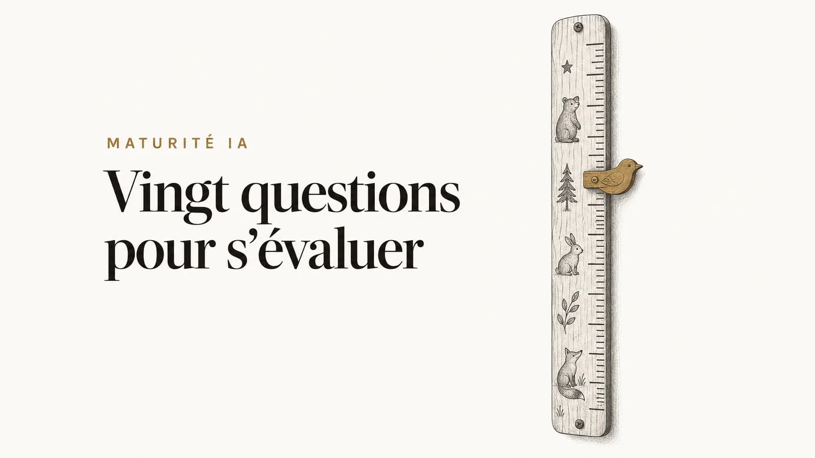 Illustration de l’article « Maturité IA d’une entreprise : la grille pour s’évaluer en 20 questions »