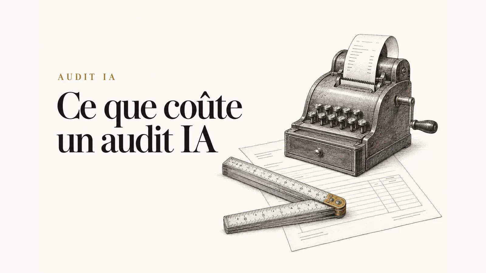 Illustration de l’article « Combien coûte un audit IA ? Ce qui fait varier le prix »
