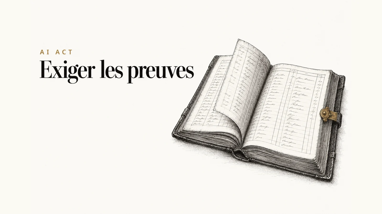 Illustration de l’article « AI Act : quelles preuves exiger après les incidents examinés en octobre 2026 ? »