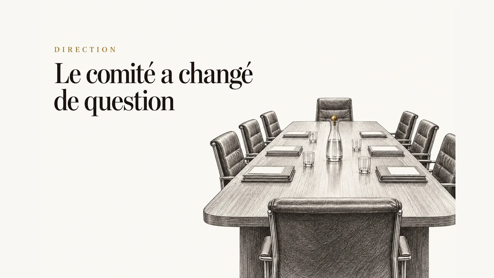 Illustration de l’article « Ce que ChatGPT a changé en comité de direction »