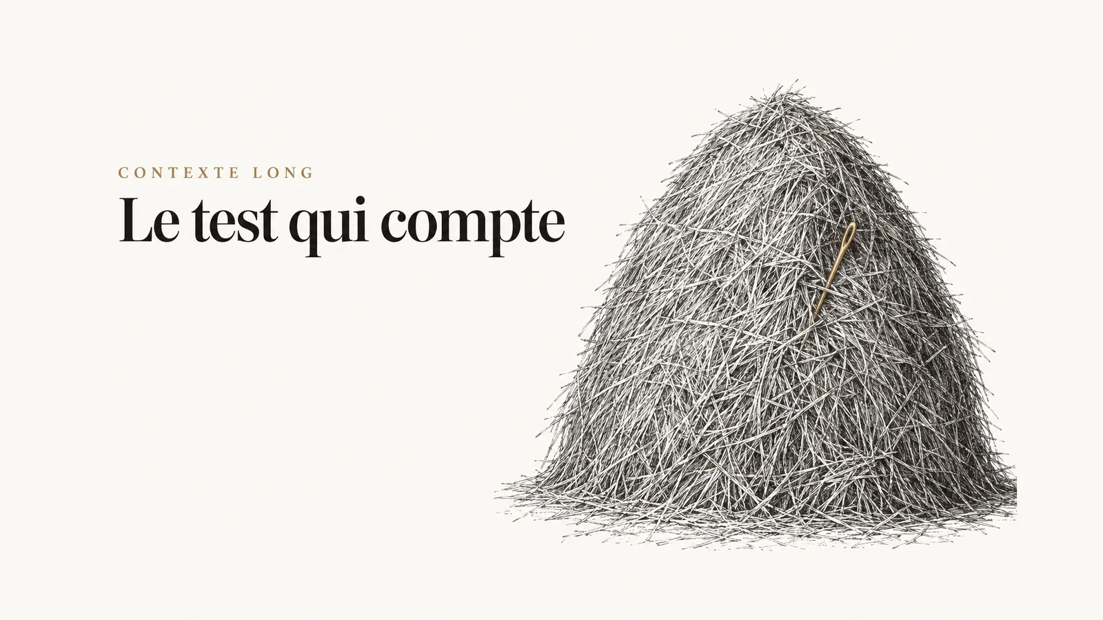 Illustration de l’article « Gemini 1.5 : un million de jetons, et le test qui compte »