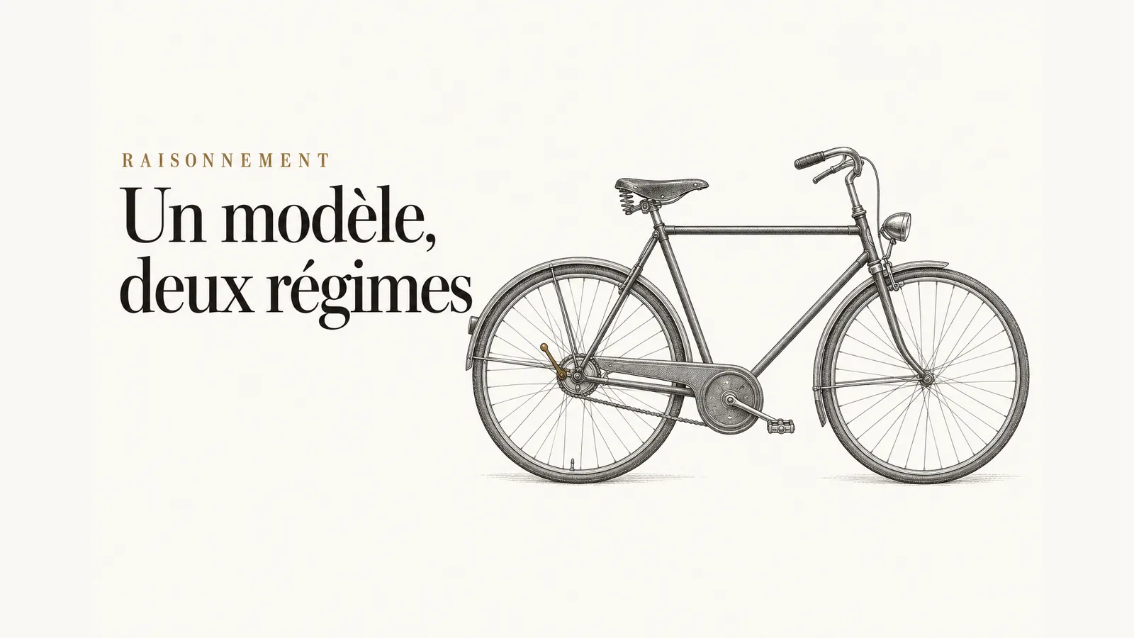 Illustration de l’article « Raisonnement hybride : un seul modèle, deux régimes »